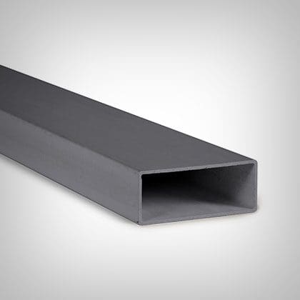 Image of grey PROForms Fiberglass Reinforced Plastic rectangular tube.