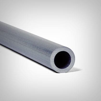 Image of grey PROForms Fiberglass Reinforced Polymer round tube.