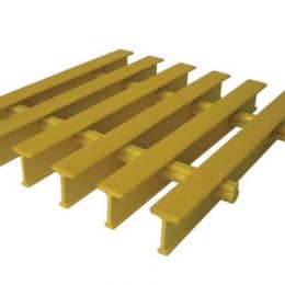 Image of yellow FRP 15-50 T Bearing Bar grating.