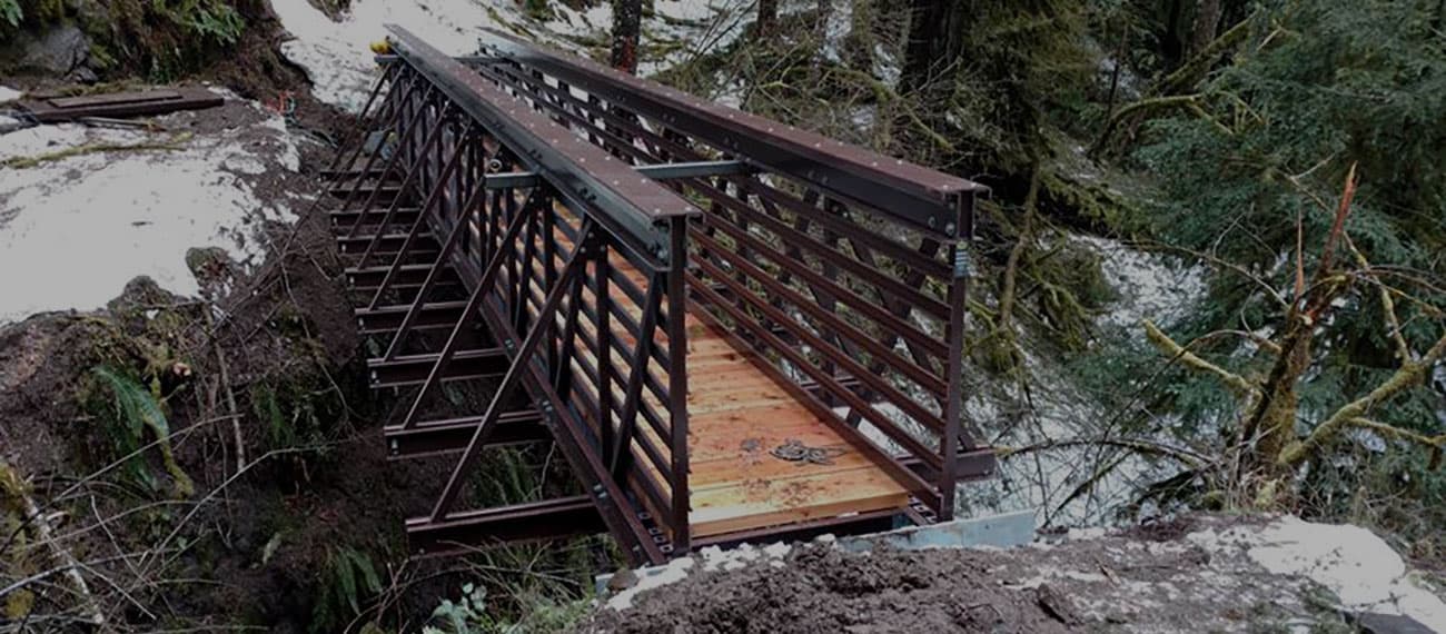 Cascade Locks Pedestrian Bridge Bedford Reinforced Plastics