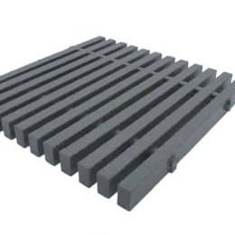 Image of grey PROGrate heavy duty Fiberglass Reinforced Plastics pultruded structural grating, HD 10-40.