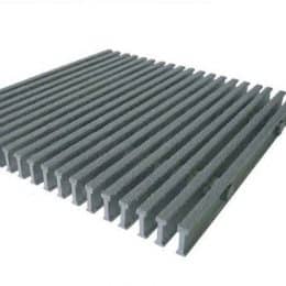 Grey PROGrate heavy duty structural pultruded fiberglass grating, HD 10-50.
