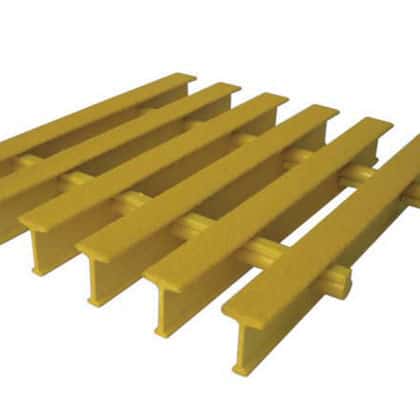 Image of yellow FRP 15-50 T Bearing Bar grating.