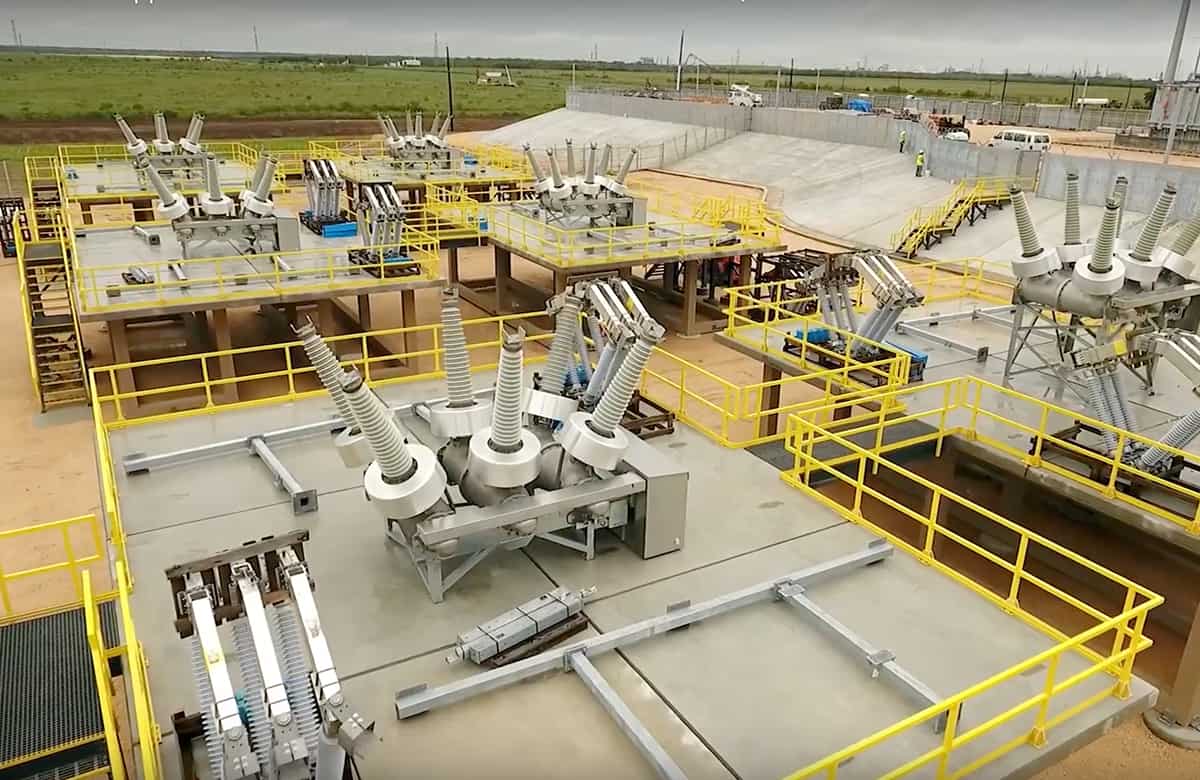 Preview image for video of electrical substation built with structural fiberglass.