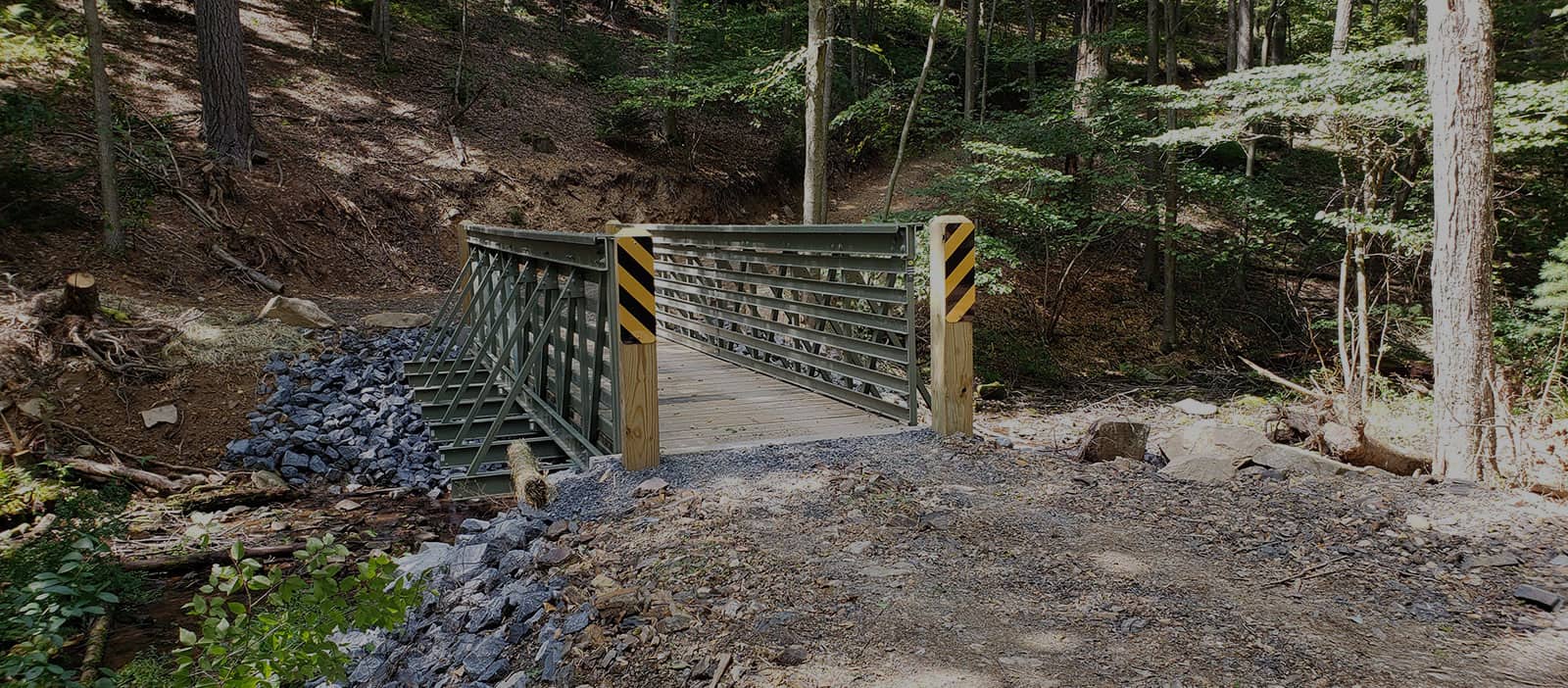 Martin Hill ATV Trail Fiberglass Pedestrian Bridges Bedford