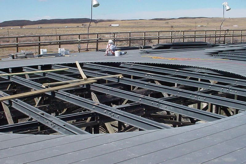 new frp proform decking and beams installation