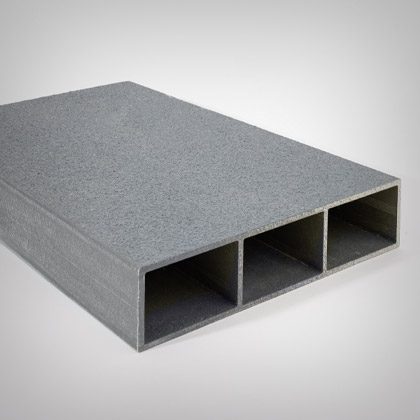 Grey PROForms light-duty composite FRP decking