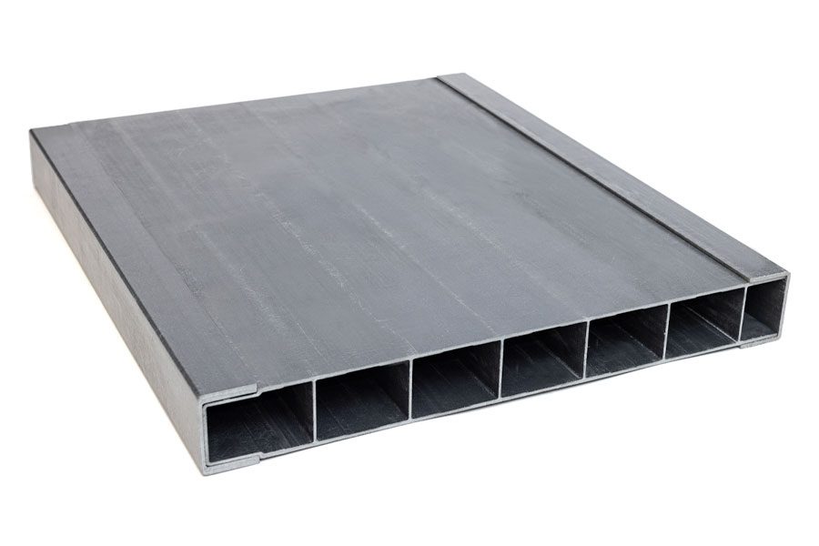 Screenwall with channels